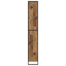 vidaXL Könyvespolc 2 pcs Öreg fa 60 x 30 x 189,5 cm Faanyag