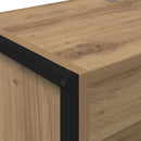 vidaXL Könyvespolc 2 pcs Művészi tölgy 80 x 30 x 155 cm Faanyag