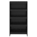 vidaXL Könyvespolc 2 pcs Fekete tölgy 80 x 30 x 155 cm Faanyag