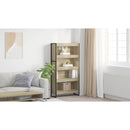 vidaXL Könyvespolc 2 pcs Sonoma 80 x 30 x 155 cm Faanyag