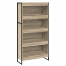 vidaXL Könyvespolc 2 pcs Sonoma 80 x 30 x 155 cm Faanyag