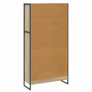 vidaXL Könyvespolc 2 pcs Sonoma 80 x 30 x 155 cm Faanyag