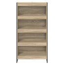 vidaXL Könyvespolc 2 pcs Sonoma 80 x 30 x 155 cm Faanyag