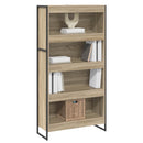 vidaXL Könyvespolc 2 pcs Sonoma 80 x 30 x 155 cm Faanyag