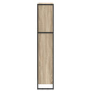 vidaXL Könyvespolc 2 pcs Sonoma 80 x 30 x 155 cm Faanyag
