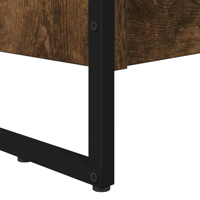 vidaXL Könyvespolc 2 pcs Füstös tölgy 80 x 30 x 155 cm Faanyag