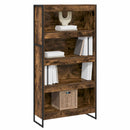 vidaXL Könyvespolc 2 pcs Füstös tölgy 80 x 30 x 155 cm Faanyag
