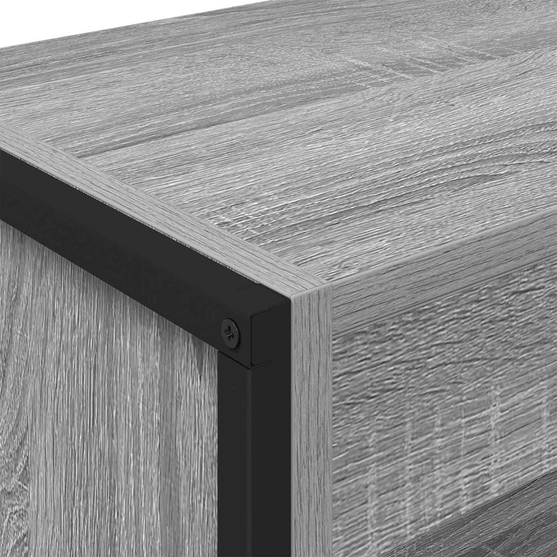 vidaXL Könyvespolc 2 pcs Szürke Sonoma 80 x 30 x 155 cm Faanyag