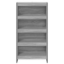 vidaXL Könyvespolc 2 pcs Szürke Sonoma 80 x 30 x 155 cm Faanyag