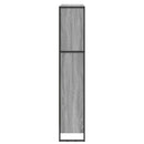vidaXL Könyvespolc 2 pcs Szürke Sonoma 80 x 30 x 155 cm Faanyag