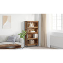 vidaXL Könyvespolc 2 pcs Öreg fa 80 x 30 x 155 cm Faanyag