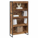 vidaXL Könyvespolc 2 pcs Öreg fa 80 x 30 x 155 cm Faanyag