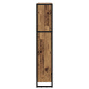 vidaXL Könyvespolc 2 pcs Öreg fa 80 x 30 x 155 cm Faanyag