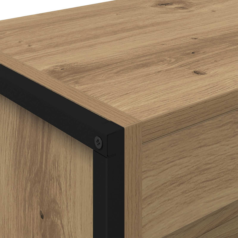 vidaXL Könyvespolc 2 pcs Művészi tölgy 80 x 30 x 155 cm Faanyag