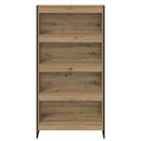 vidaXL Könyvespolc 2 pcs Művészi tölgy 80 x 30 x 155 cm Faanyag