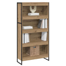 vidaXL Könyvespolc 2 pcs Művészi tölgy 80 x 30 x 155 cm Faanyag