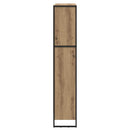 vidaXL Könyvespolc 2 pcs Művészi tölgy 80 x 30 x 155 cm Faanyag
