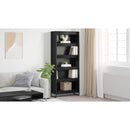 vidaXL Könyvespolc 2 pcs Fekete tölgy 80 x 30 x 189,5 cm Faanyag