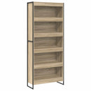 vidaXL Könyvespolc 2 pcs Sonoma 80 x 30 x 189,5 cm Faanyag