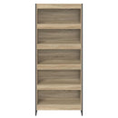 vidaXL Könyvespolc 2 pcs Sonoma 80 x 30 x 189,5 cm Faanyag