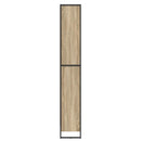 vidaXL Könyvespolc 2 pcs Sonoma 80 x 30 x 189,5 cm Faanyag