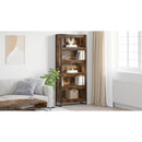 vidaXL Könyvespolc 2 pcs Füstös tölgy 80 x 30 x 189,5 cm Faanyag