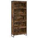 vidaXL Könyvespolc 2 pcs Füstös tölgy 80 x 30 x 189,5 cm Faanyag