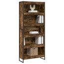 vidaXL Könyvespolc 2 pcs Füstös tölgy 80 x 30 x 189,5 cm Faanyag