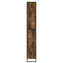 vidaXL Könyvespolc 2 pcs Füstös tölgy 80 x 30 x 189,5 cm Faanyag