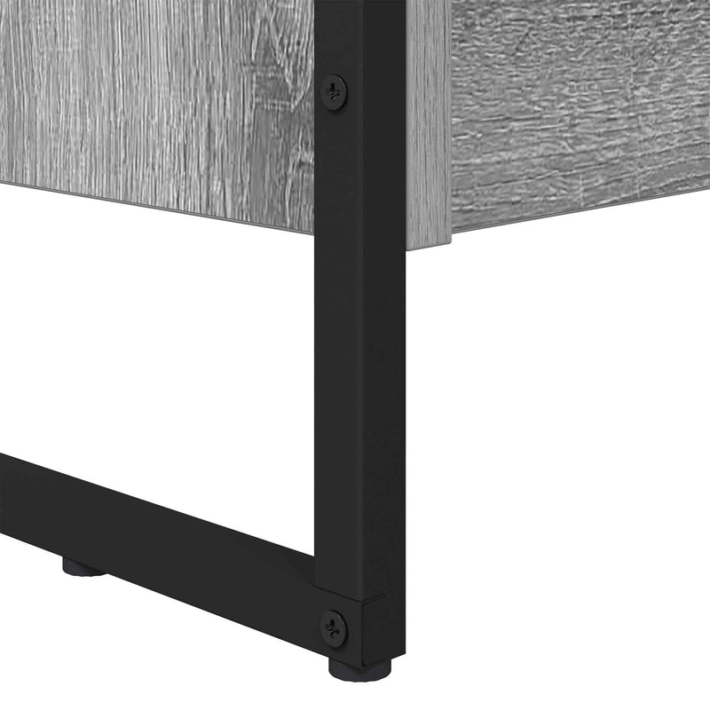 vidaXL Könyvespolc 2 pcs Szürke Sonoma 80 x 30 x 155 cm Faanyag