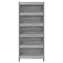 vidaXL Könyvespolc 2 pcs Szürke Sonoma 80 x 30 x 189,5 cm Faanyag