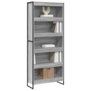 vidaXL Könyvespolc 2 pcs Szürke Sonoma 80 x 30 x 189,5 cm Faanyag