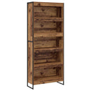 vidaXL Könyvespolc 2 pcs Öreg fa 80 x 30 x 189,5 cm Faanyag