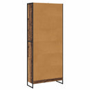 vidaXL Könyvespolc 2 pcs Öreg fa 80 x 30 x 189,5 cm Faanyag