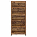 vidaXL Könyvespolc 2 pcs Öreg fa 80 x 30 x 155 cm Faanyag