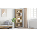 vidaXL Könyvespolc 2 pcs Művészi tölgy 80 x 30 x 189,5 cm Faanyag