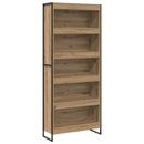 vidaXL Könyvespolc 2 pcs Művészi tölgy 80 x 30 x 189,5 cm Faanyag
