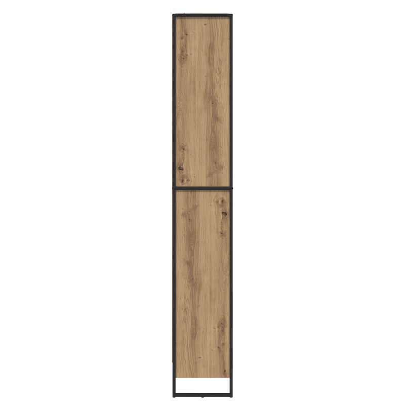 vidaXL Könyvespolc 2 pcs Művészi tölgy 80 x 30 x 155 cm Faanyag