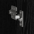 vidaXL Szekrény tárolóval 2 pcs Fekete tölgy 50 x 50 x 200 cm Faanyag