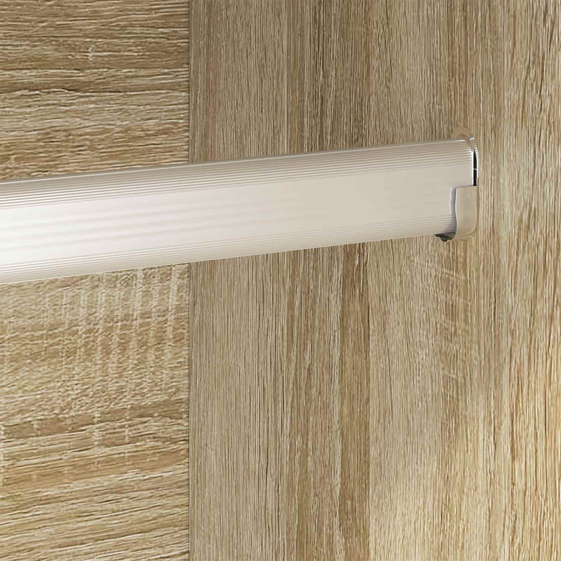 vidaXL Szekrény tárolóval 2 pcs Sonoma 50 x 50 x 200 cm Faanyag