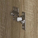 vidaXL Szekrény tárolóval 2 pcs Sonoma 50 x 50 x 200 cm Faanyag