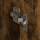 vidaXL Szekrény tárolóval 2 pcs Füstös tölgy 50 x 50 x 200 cm Faanyag