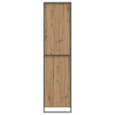 vidaXL Szekrény tárolóval Művészi tölgy 50 x 50 x 200 cm Faanyag