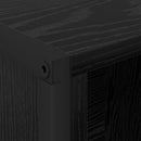 vidaXL Könyvespolc 2 pcs Fekete tölgy 99,5 x 30 x 108,5 cm Faanyag