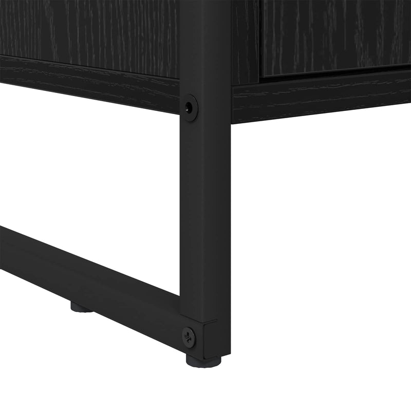 vidaXL Könyvespolc 2 pcs Fekete tölgy 99,5 x 30 x 108,5 cm Faanyag