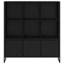 vidaXL Könyvespolc 2 pcs Fekete tölgy 99,5 x 30 x 108 cm Faanyag