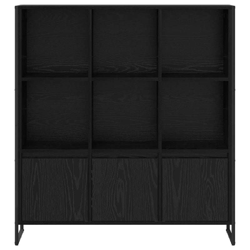 vidaXL Könyvespolc 2 pcs Fekete tölgy 99,5 x 30 x 108,5 cm Faanyag