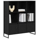 vidaXL Könyvespolc 2 pcs Fekete tölgy 99,5 x 30 x 108 cm Faanyag