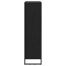 vidaXL Könyvespolc 2 pcs Fekete tölgy 99,5 x 30 x 108 cm Faanyag