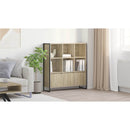 vidaXL Könyvespolc 2 pcs Sonoma 99,5 x 30 x 108 cm Faanyag